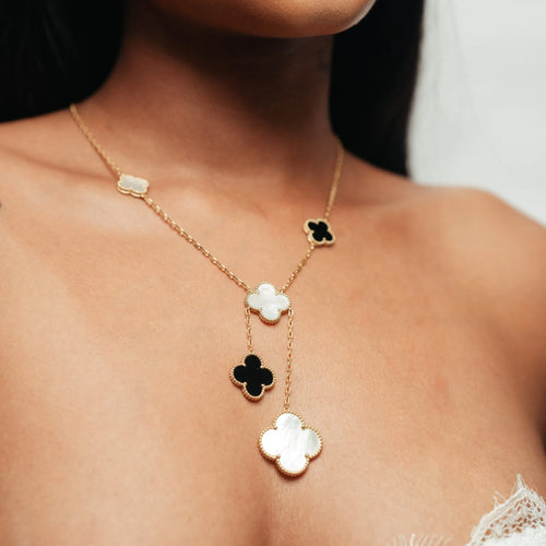 Alizia 2 Size Hanging Cloves Short Necklace