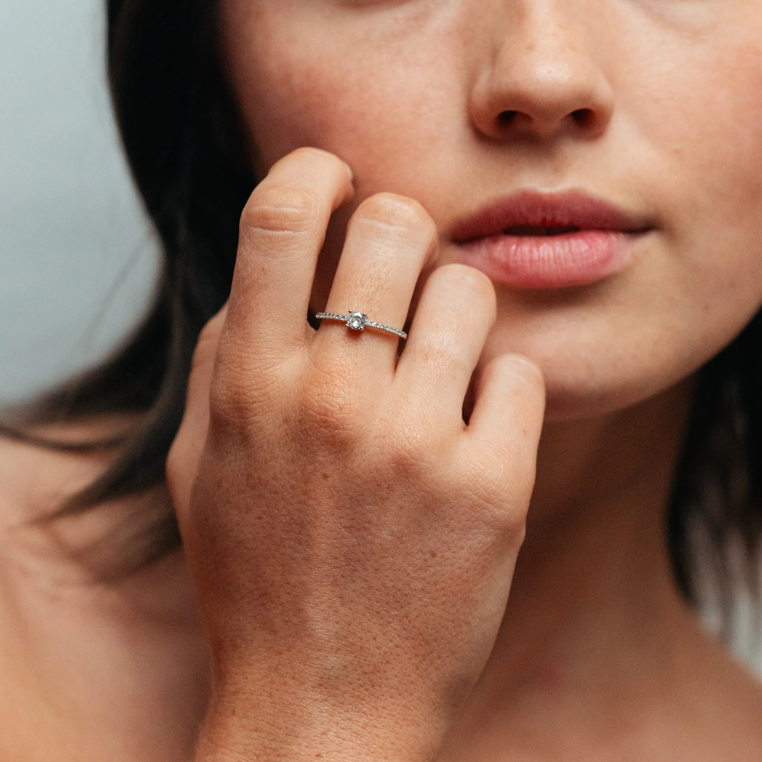 Alizia Dainty Solitaire Ring