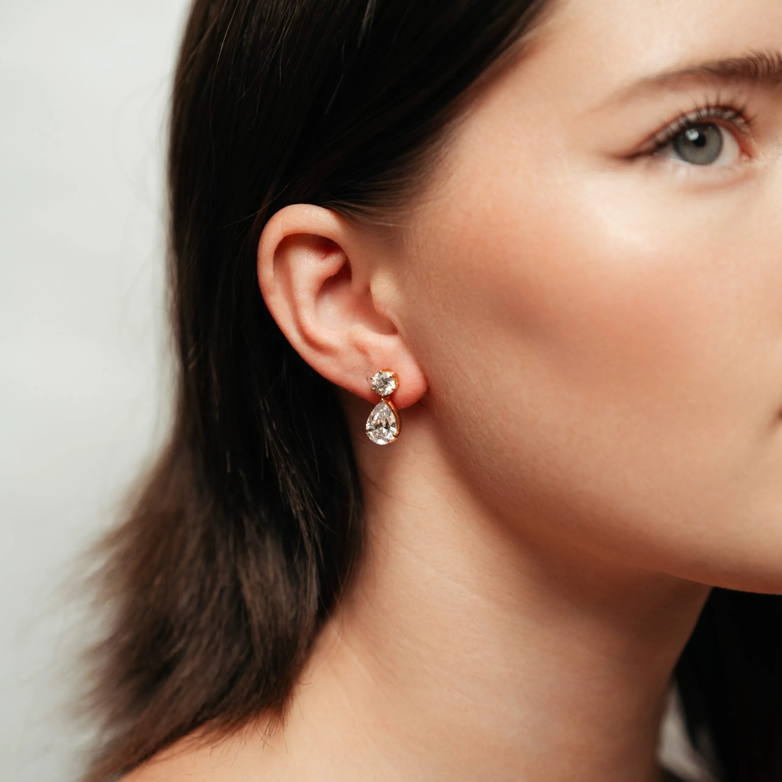 Alizia Crstal Drop Drop Earrings