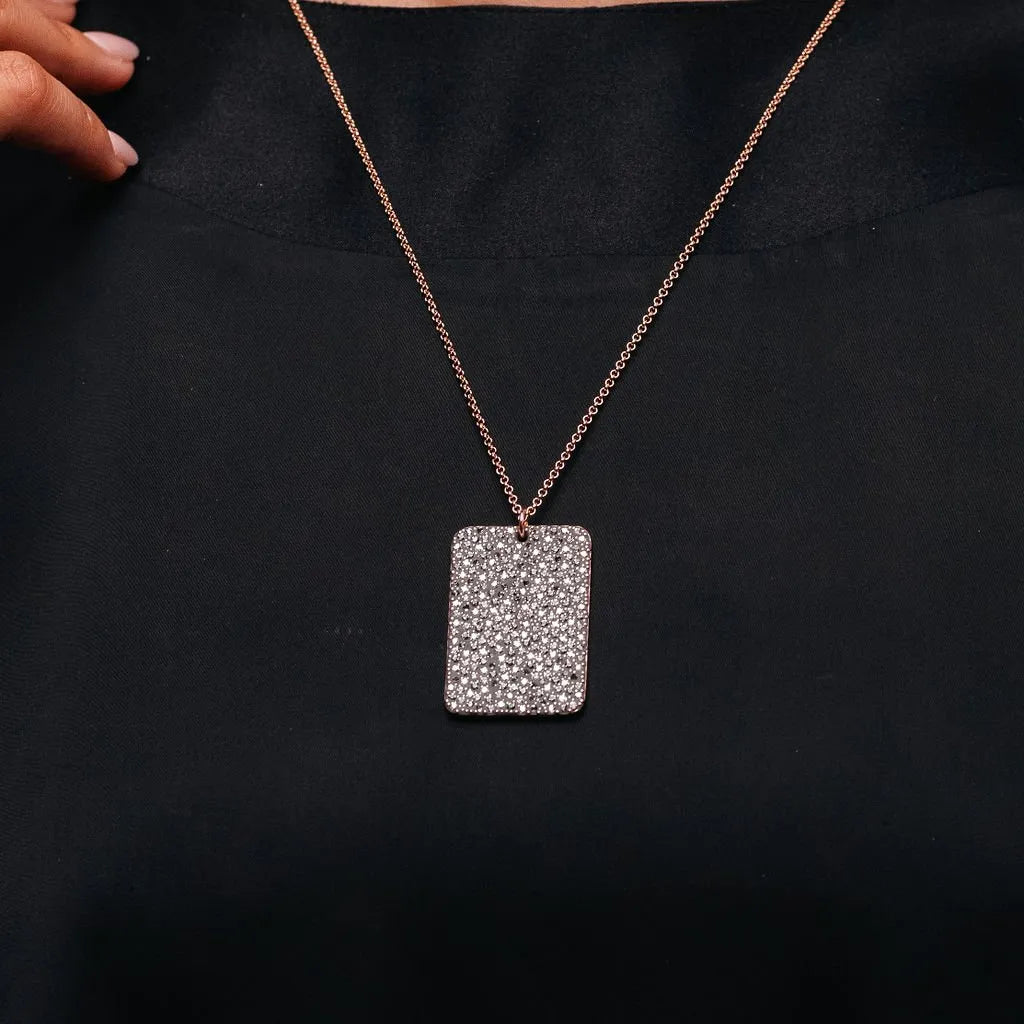 Alizia Phantasya Rectangle Abaya Long Necklace