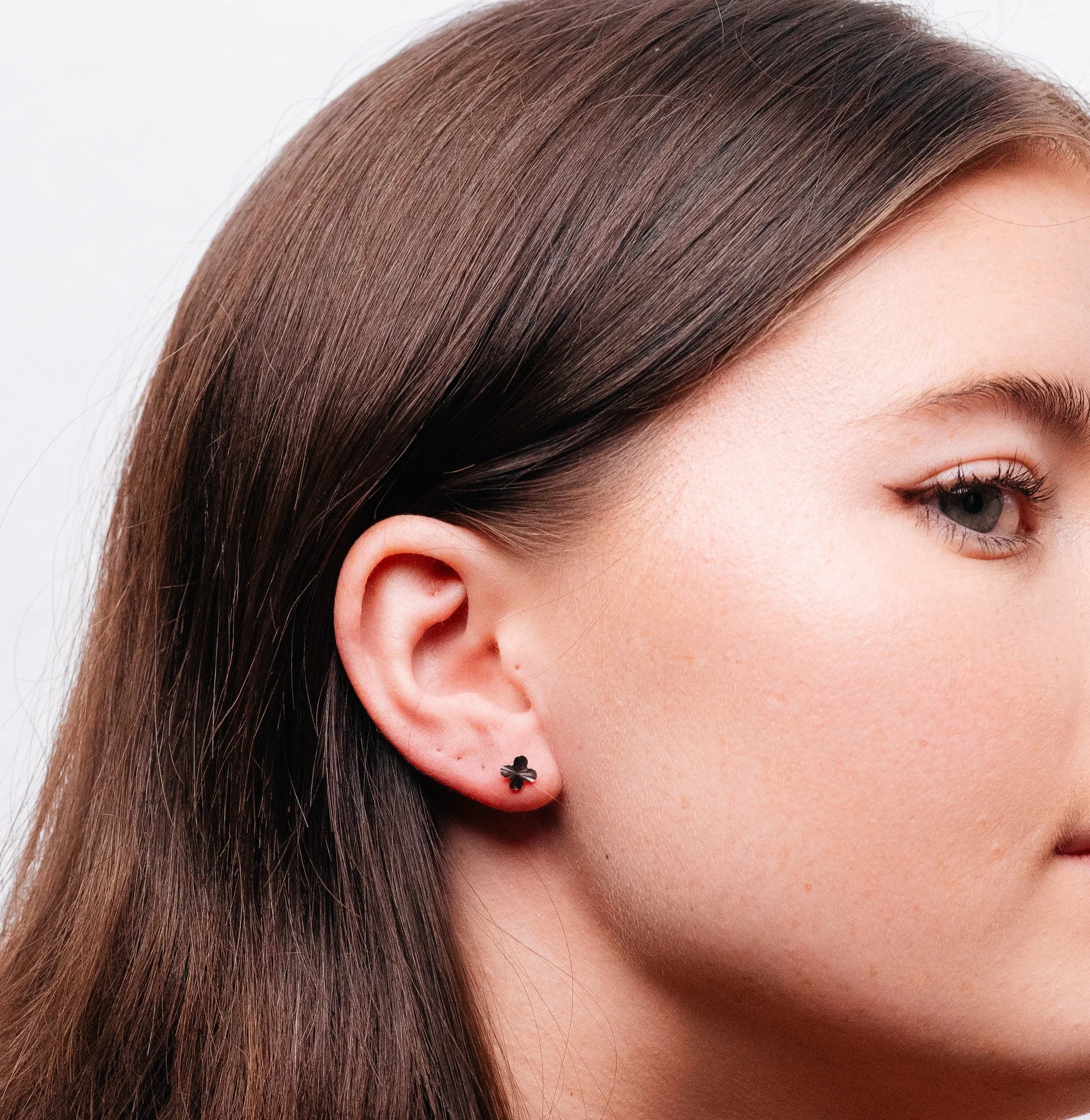 Alizia Matte Clove Stud Earrings