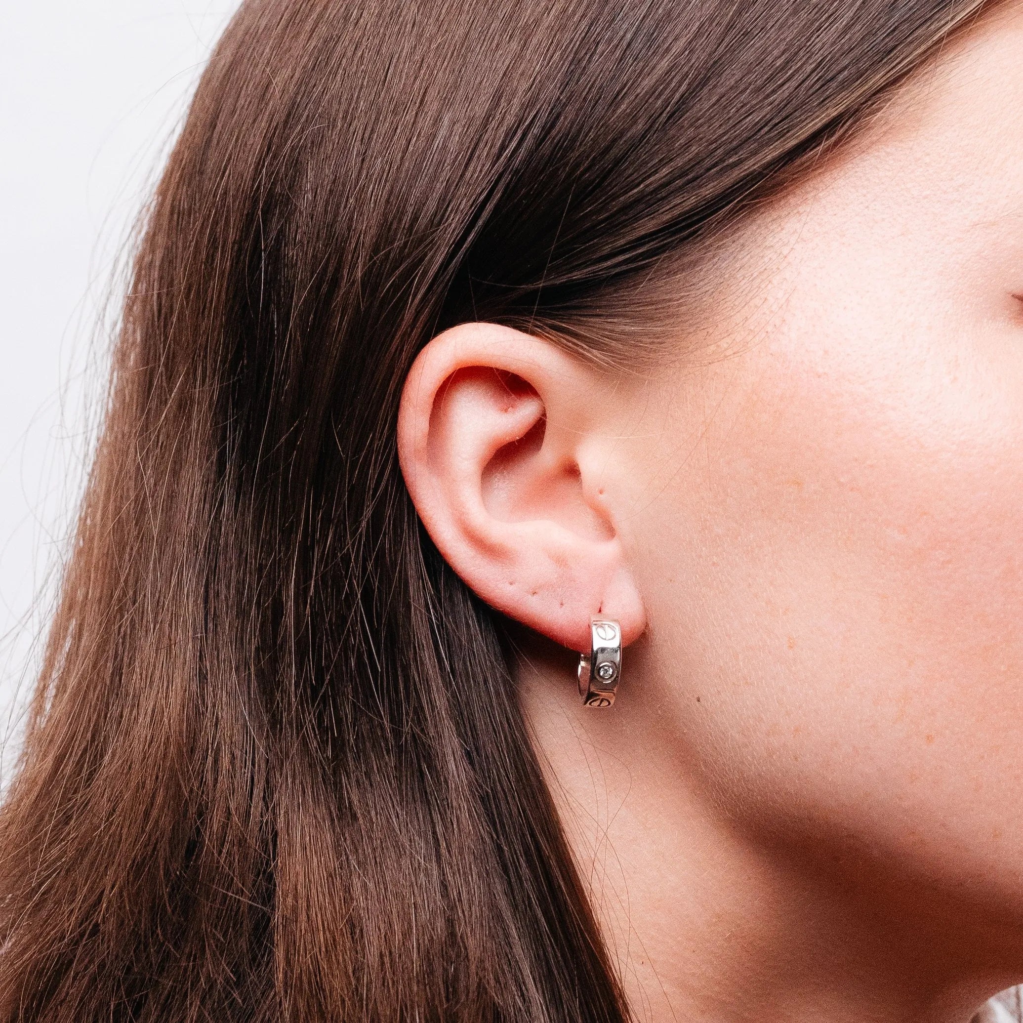 Alizia C Hooped Earrings