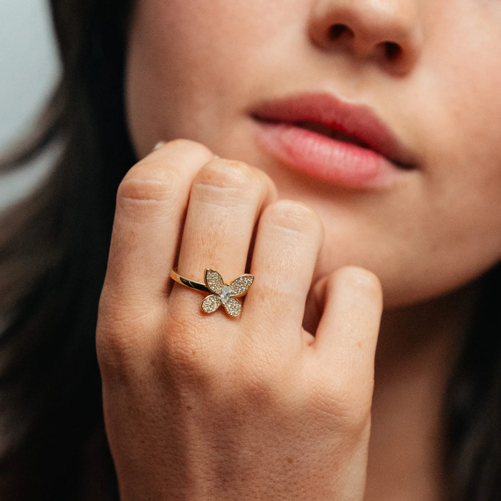 Alizia Single Butterfly Ring