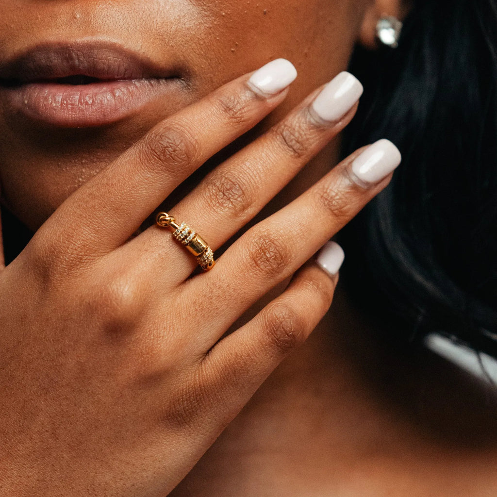 Alizia Movable Charms Ring
