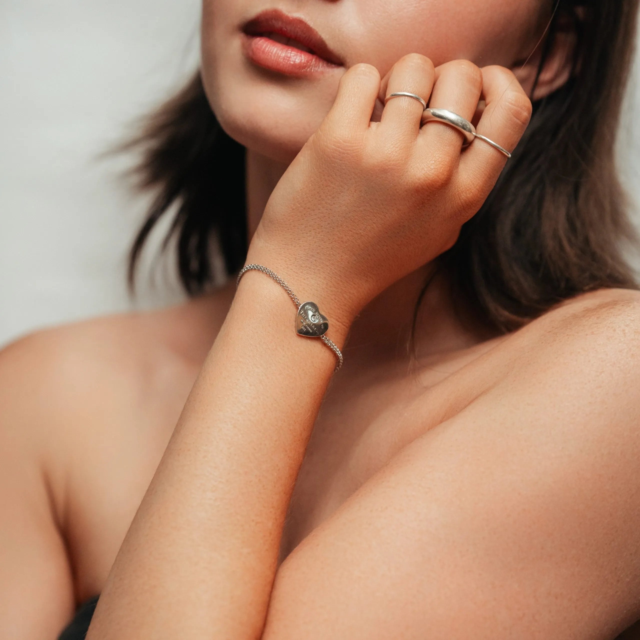 Alizia T Heart Bracelet