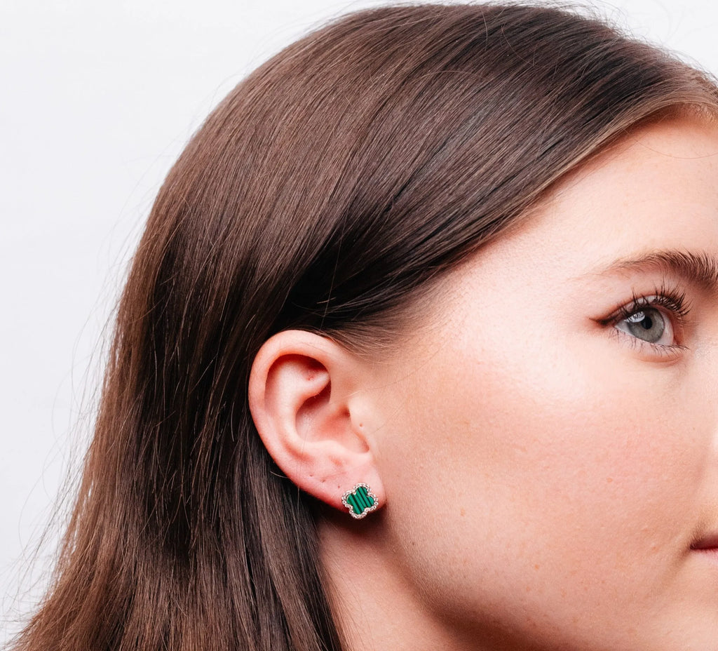 Alizia Crystal Clove Stud Earrings