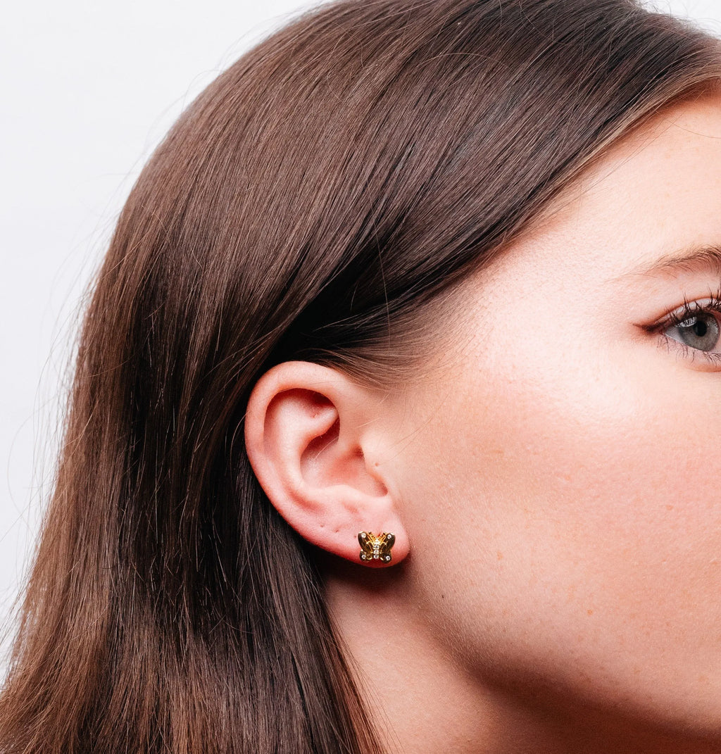 Alizia Butterfly Simple Stud Earrings