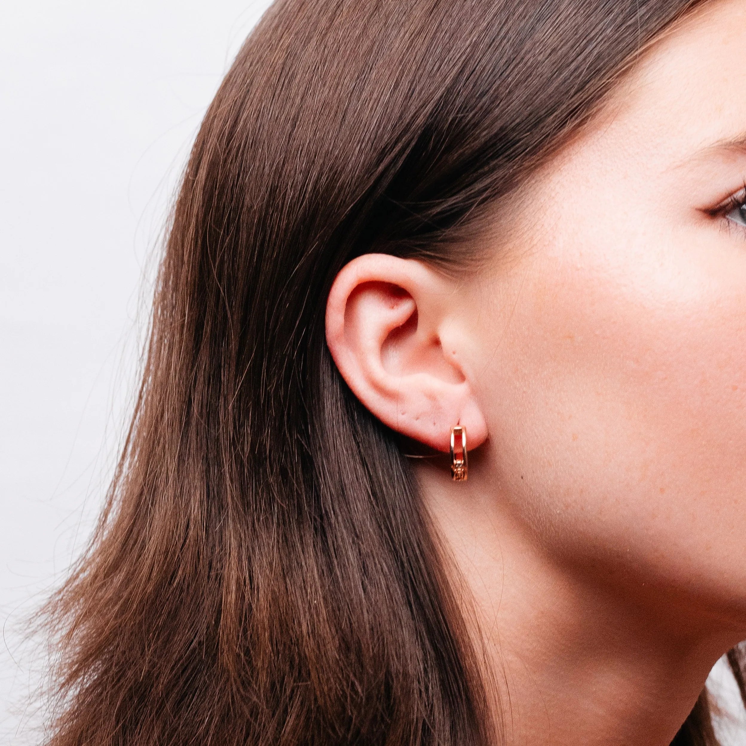 Alizia M Hoop Hooped Earrings