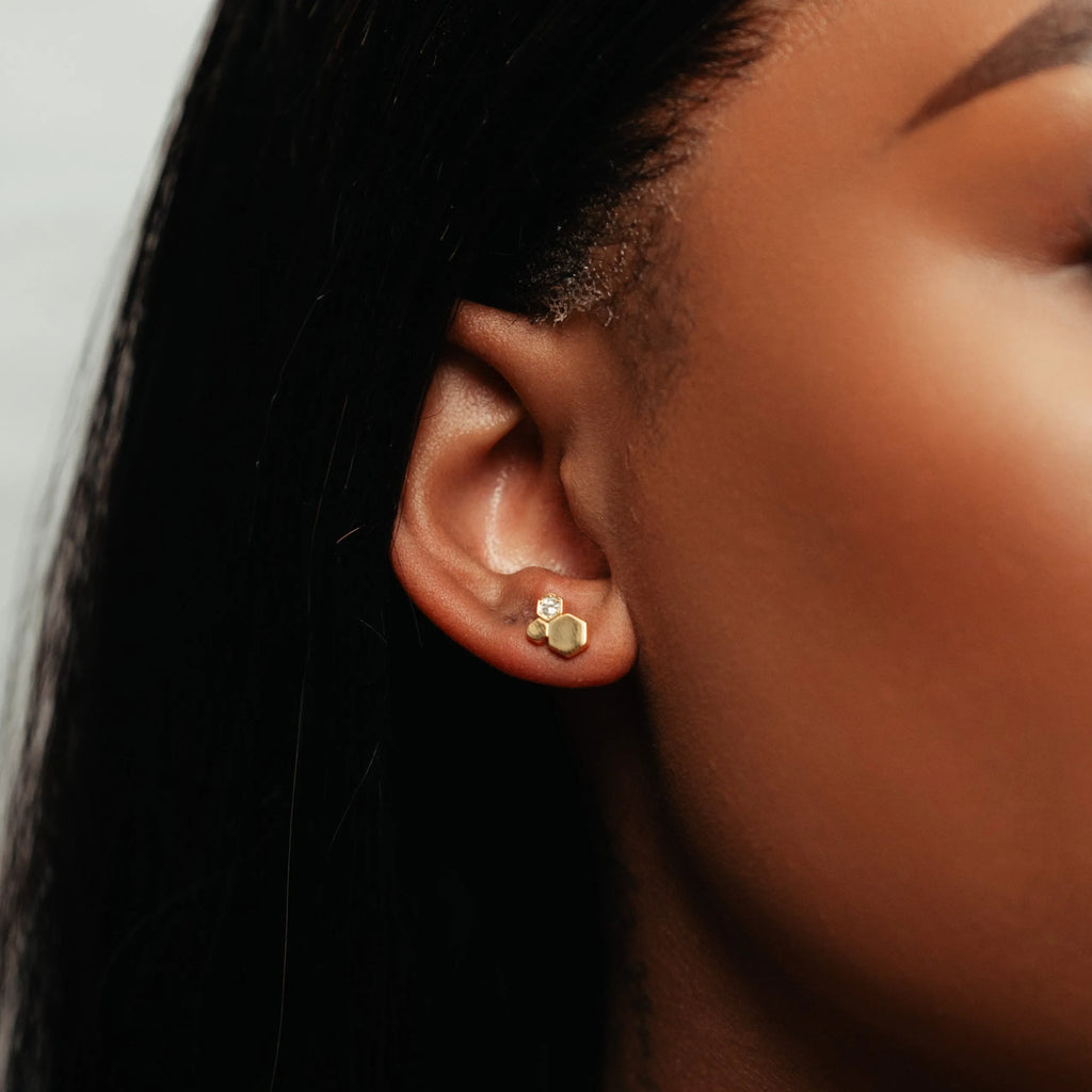 Alizia Honey Stud Stud Earrings
