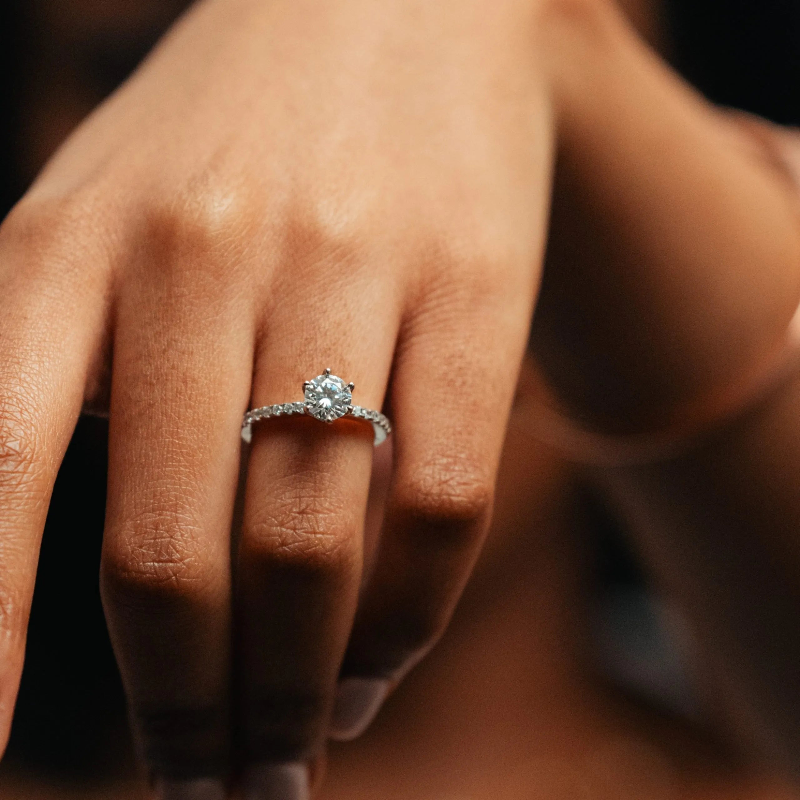 Alizia Round Solitaire Ring