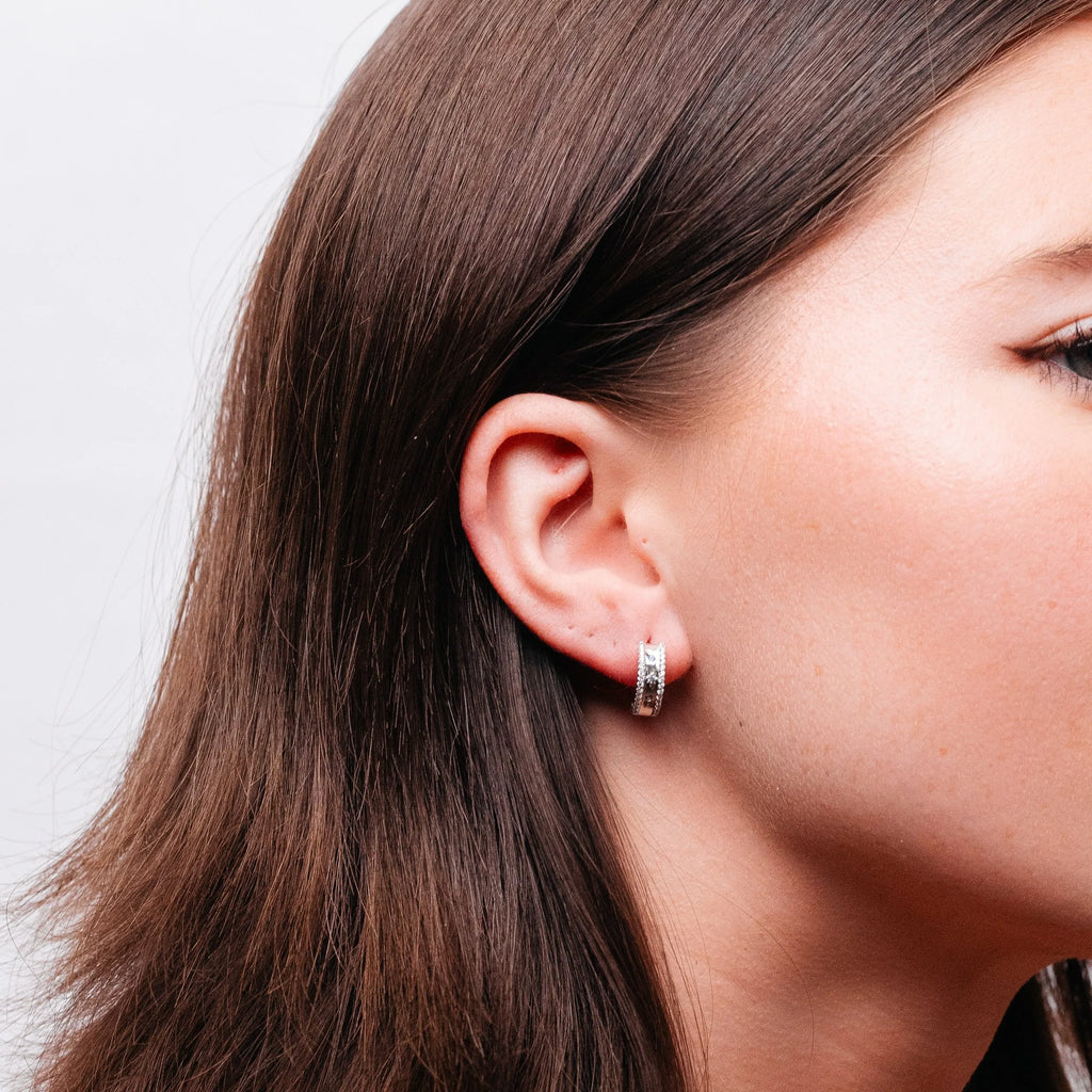 Alizia Colour Huggie Hooped Earrings
