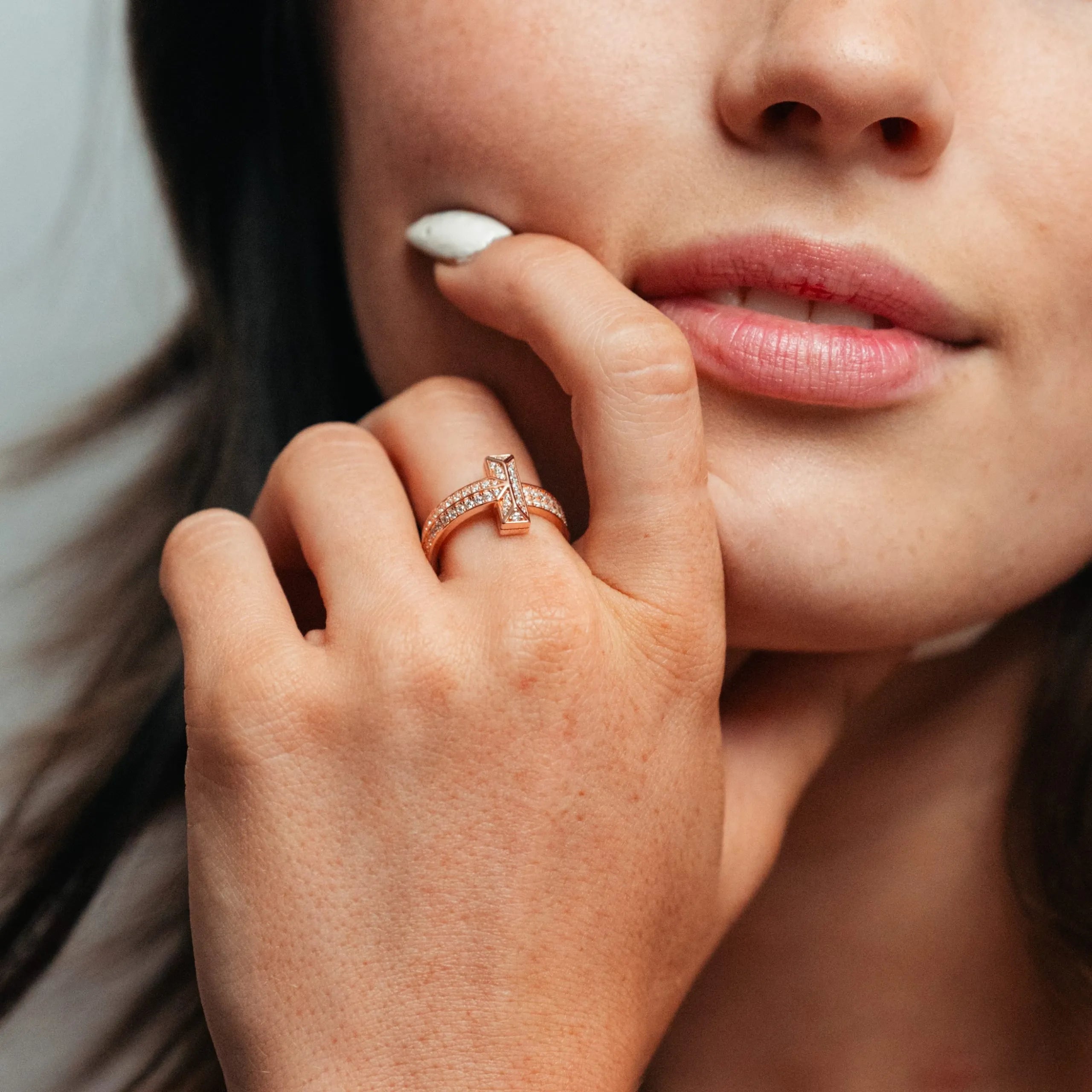 Alizia Embellished T Ring