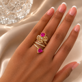Alizia Clove Loop Ring Size 6