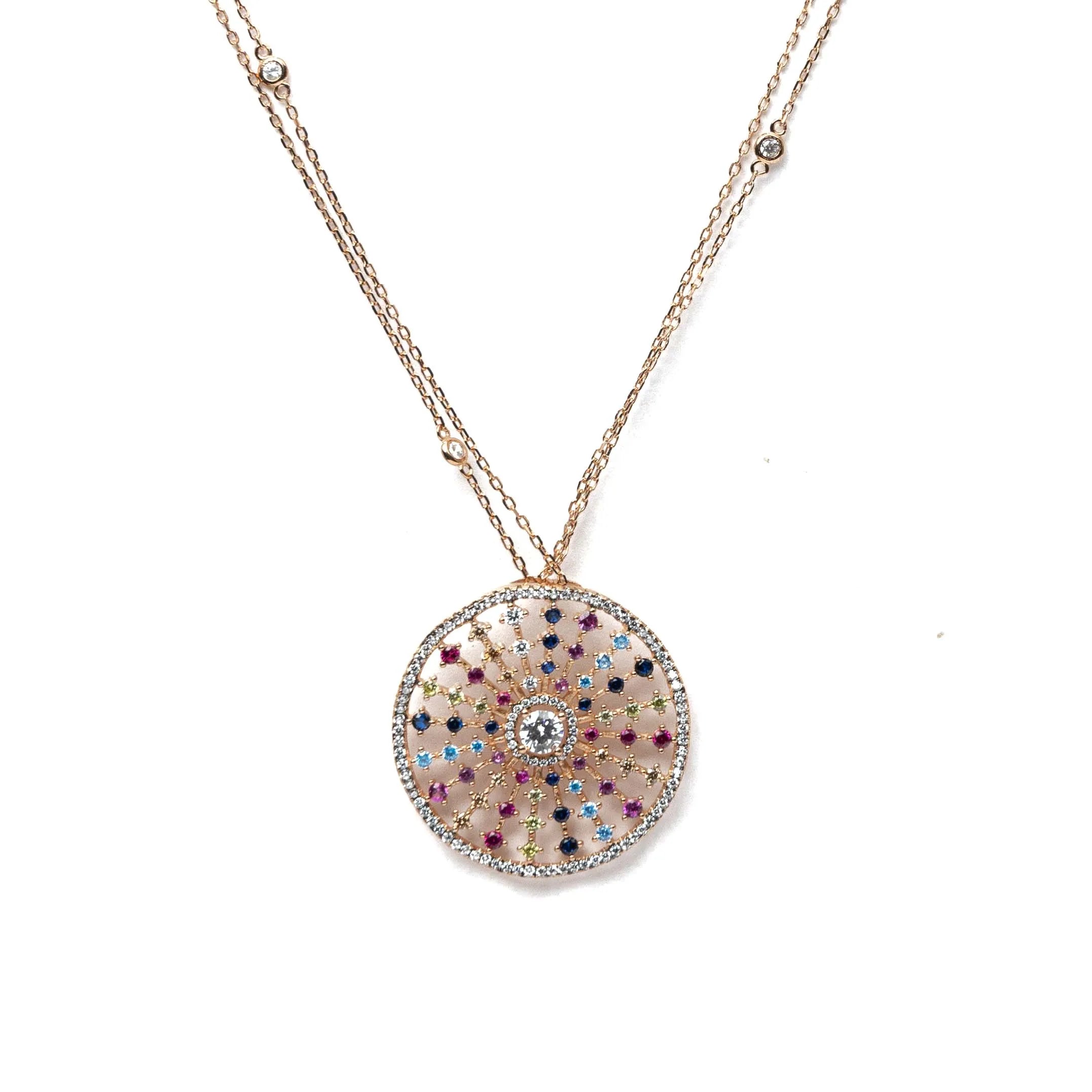 Alizia Rainbow Abaya Long Necklace