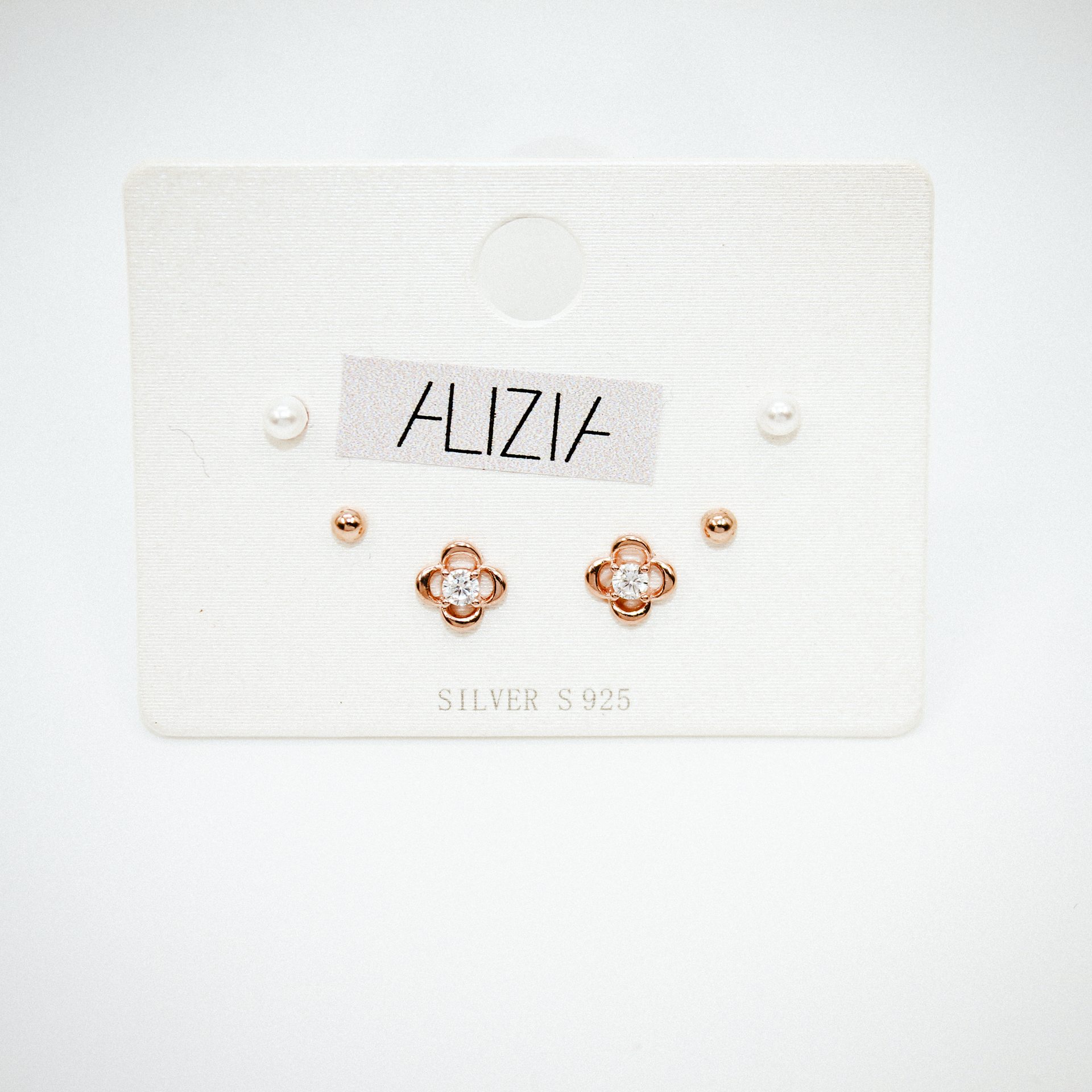 Alizia 3 Pack Pearly Earrings