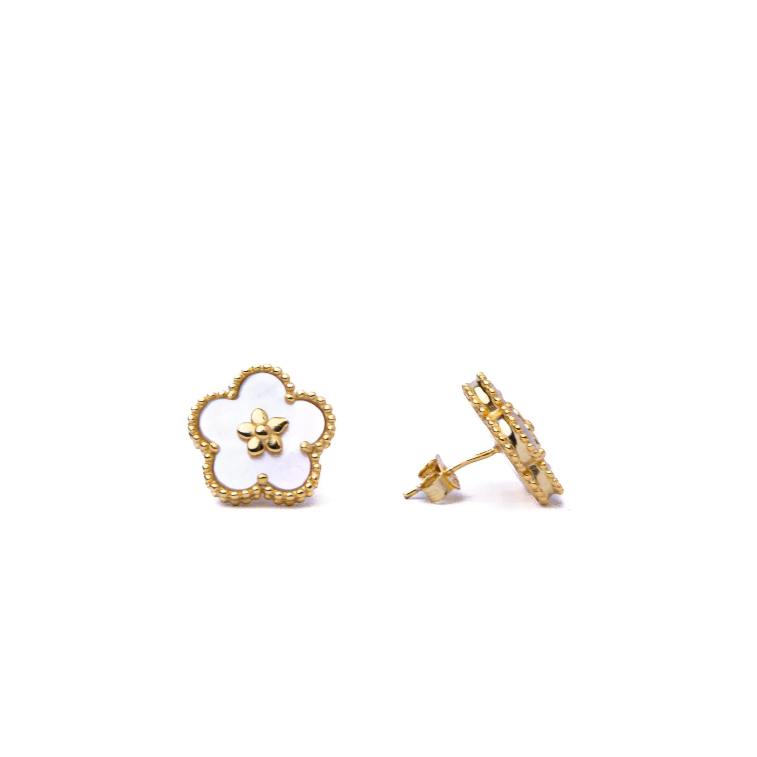 Alizia Clove & Flower Stud Earrings
