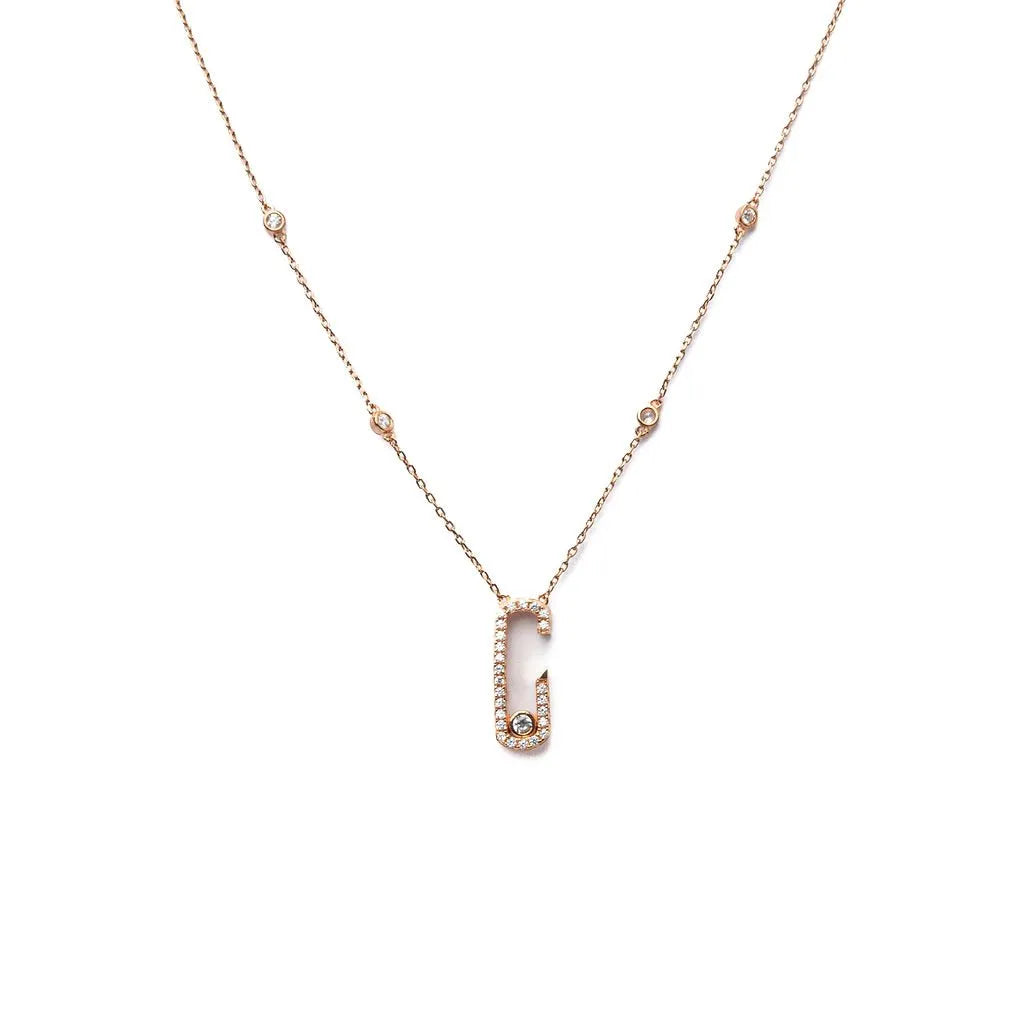 Alizia Hanging Open Majestic Short Necklace