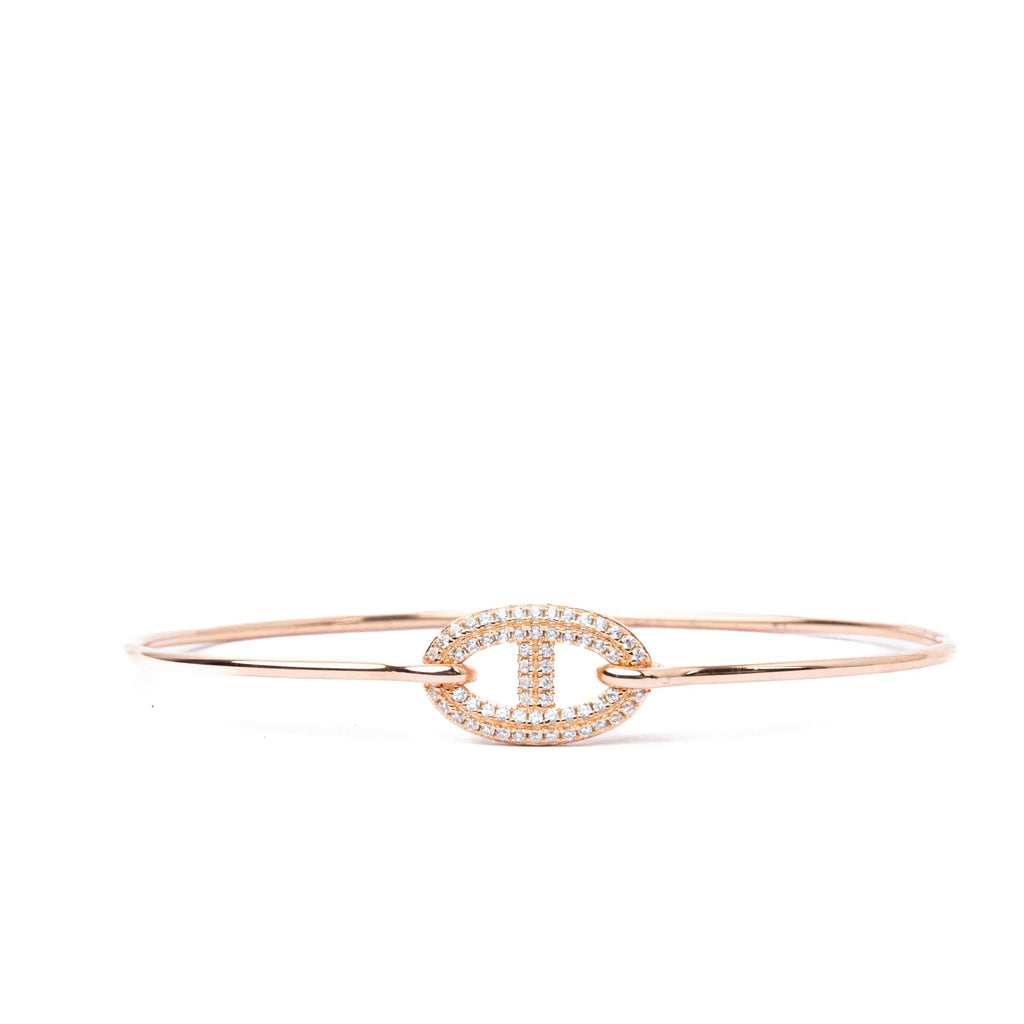 Alizia Dainty Oval Bangle