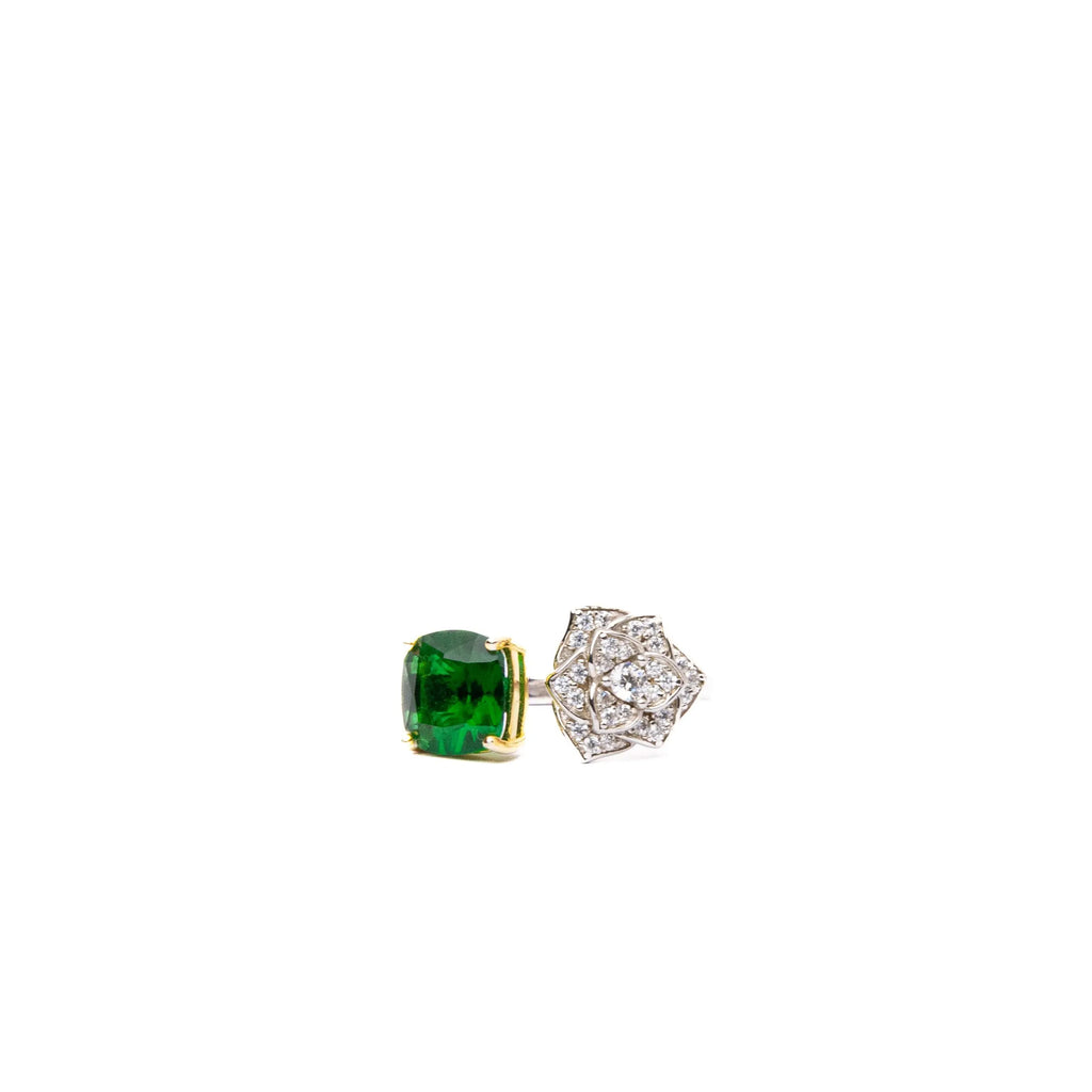 Alizia Rose Emerald Cut Ring