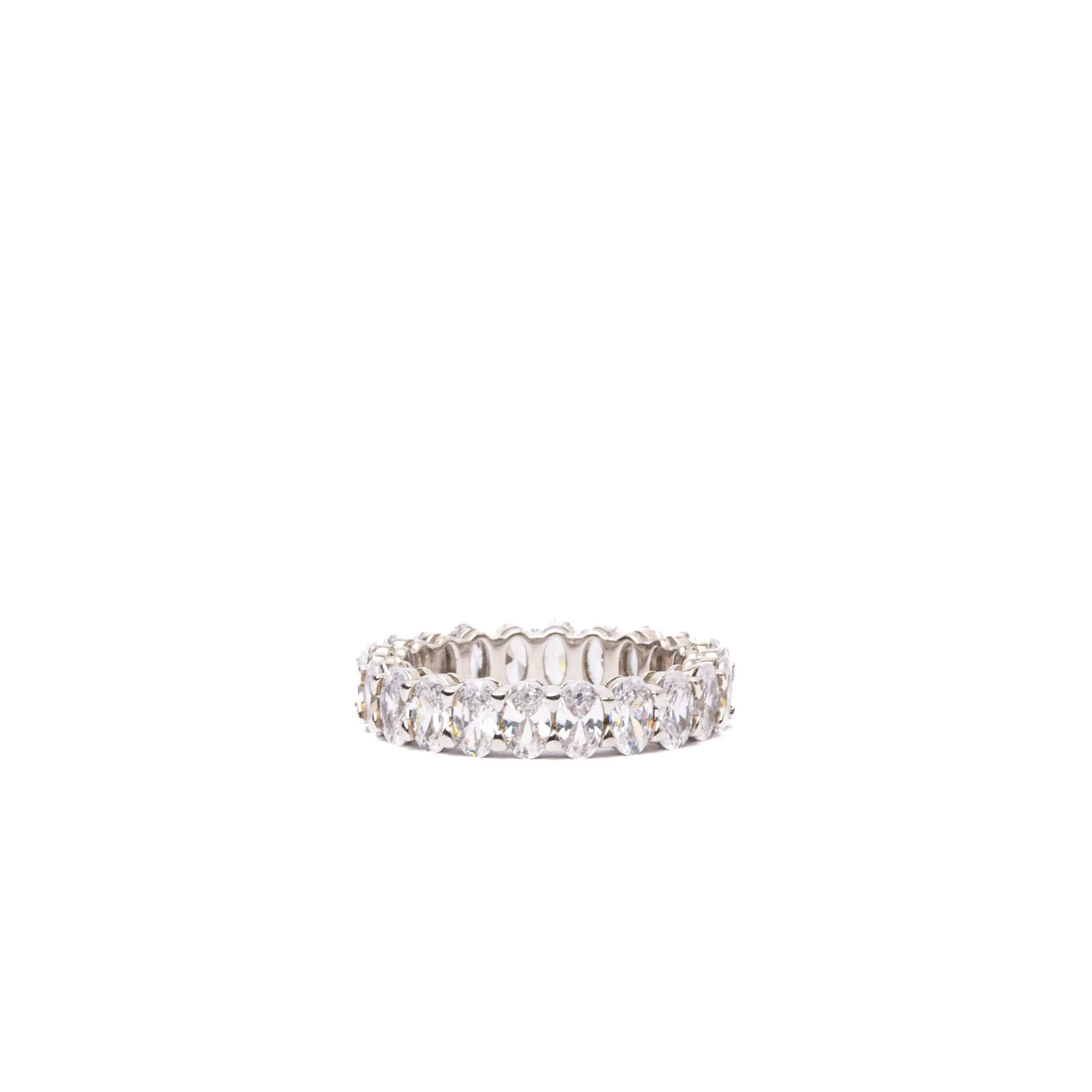 Alizia Oval Cut Eternity Ring