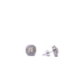 Alizia Halo Full Stone Stud Earrings