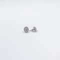 Alizia Double Oval Halo Stud Earrings