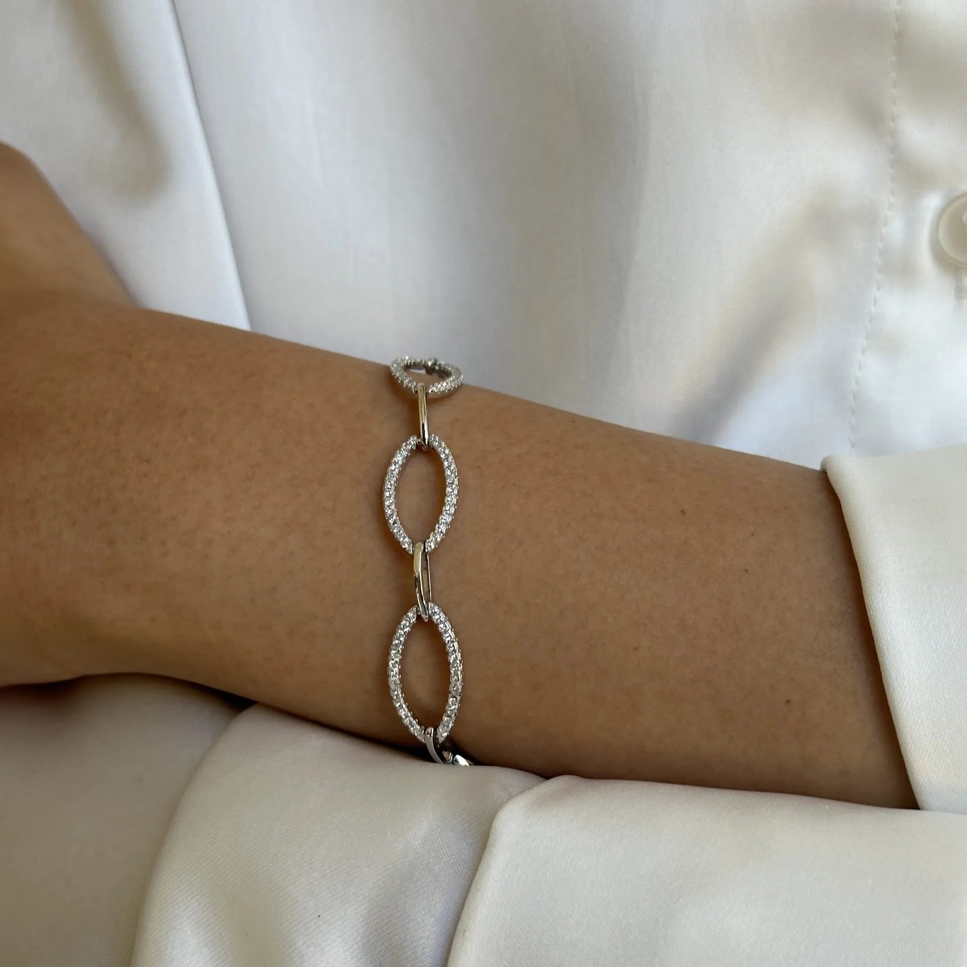 Alizia Crystal Ovals Bracelet