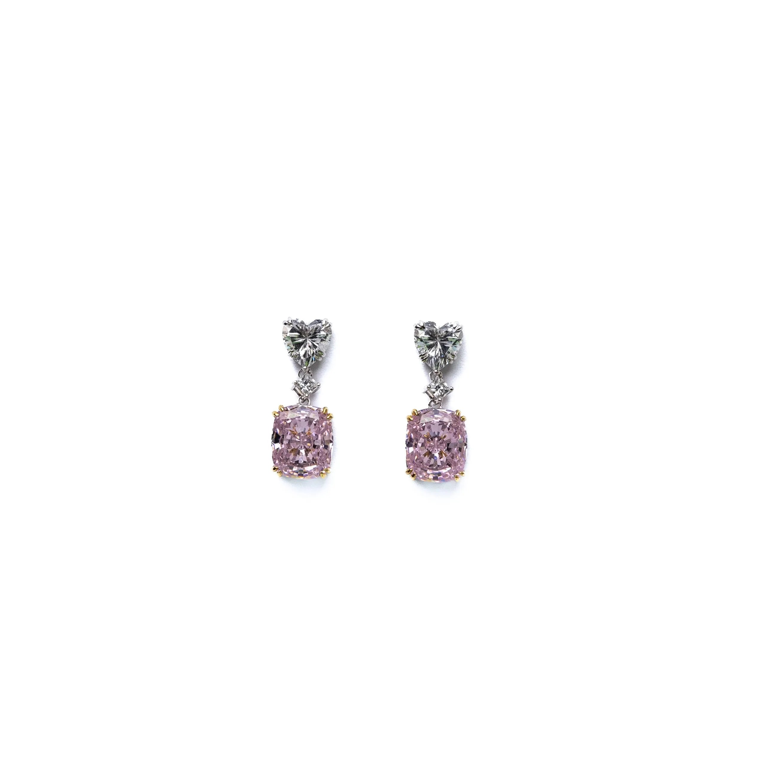Alizia Drop Heart Drop Earrings
