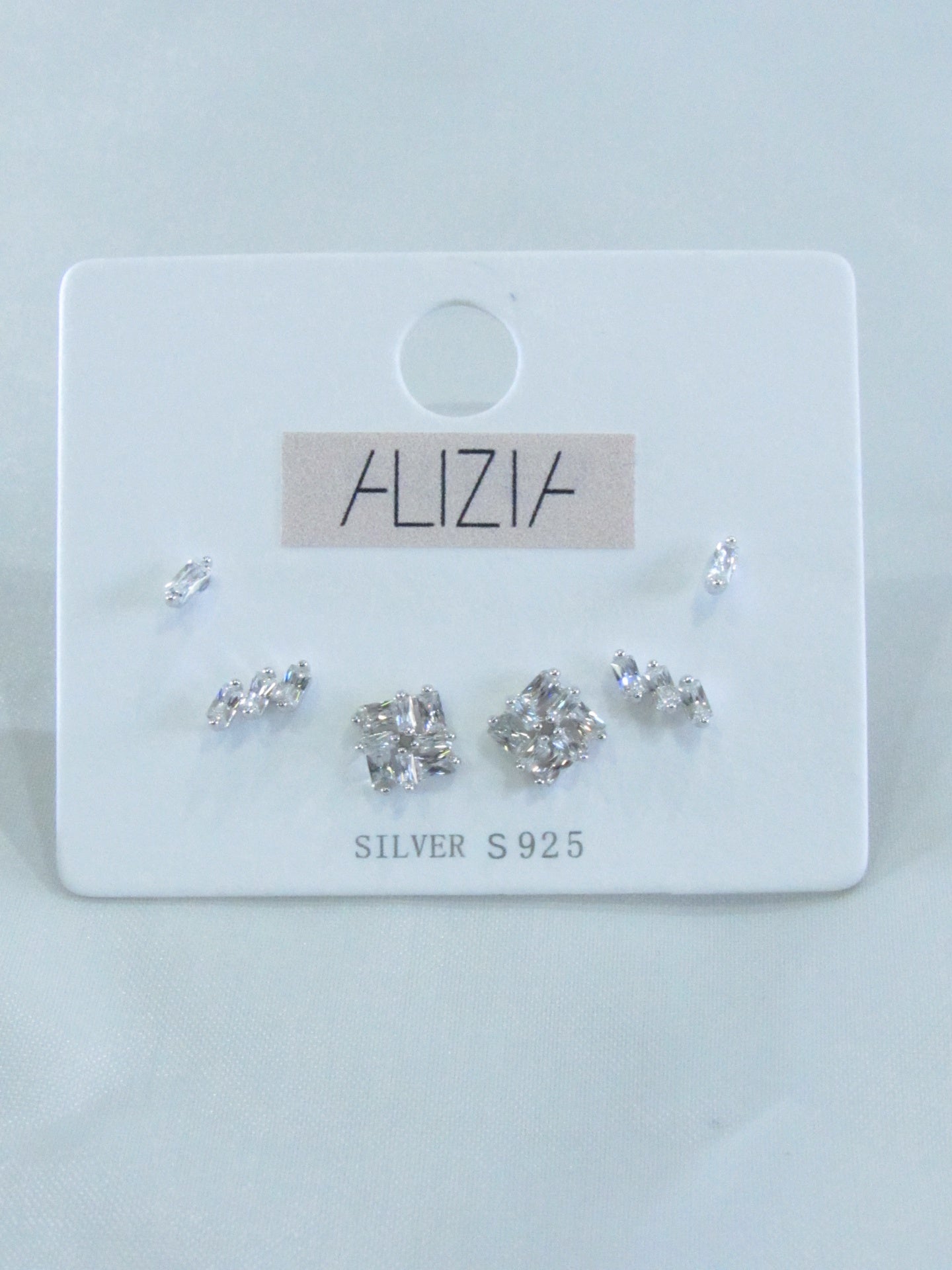 Alizia 3 Pack Jewels Stud Earrings