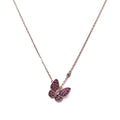 Alizia Crystal Butterfly Necklace