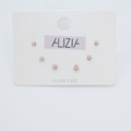 Alizia 3 Pack Star Stud Earrings-