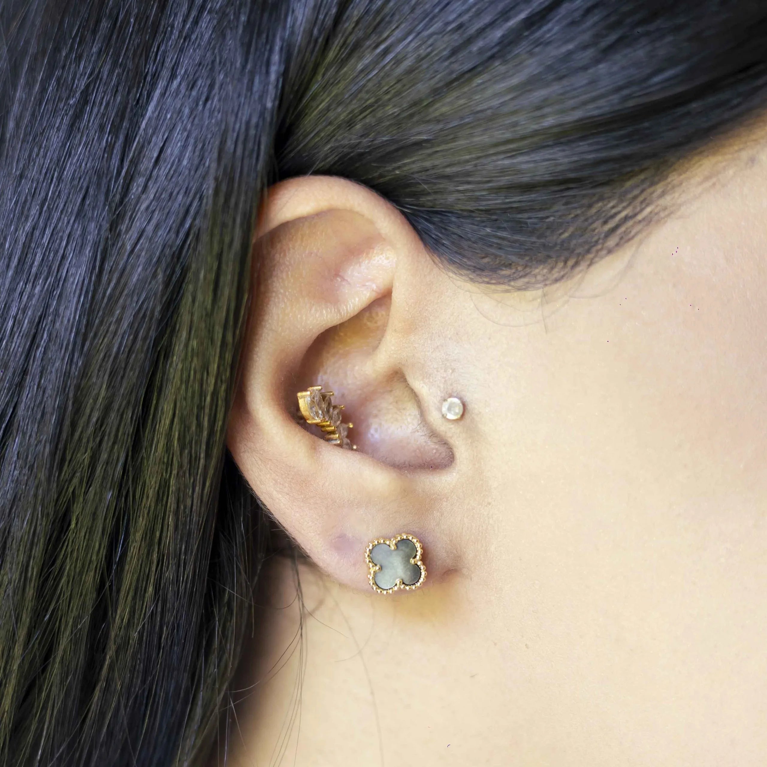 Alizia Small Clove Stud Earring