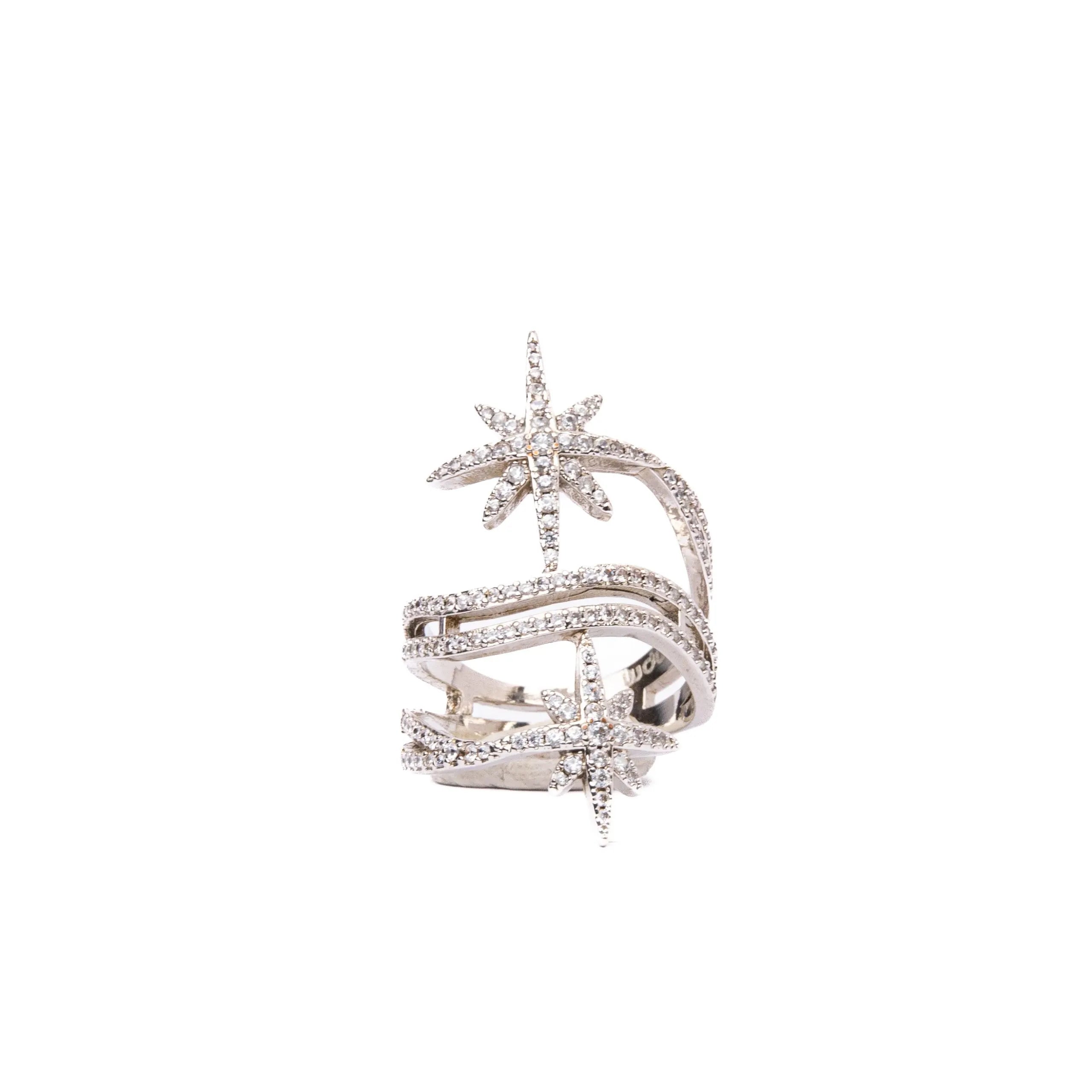 Alizia Double Star Ring