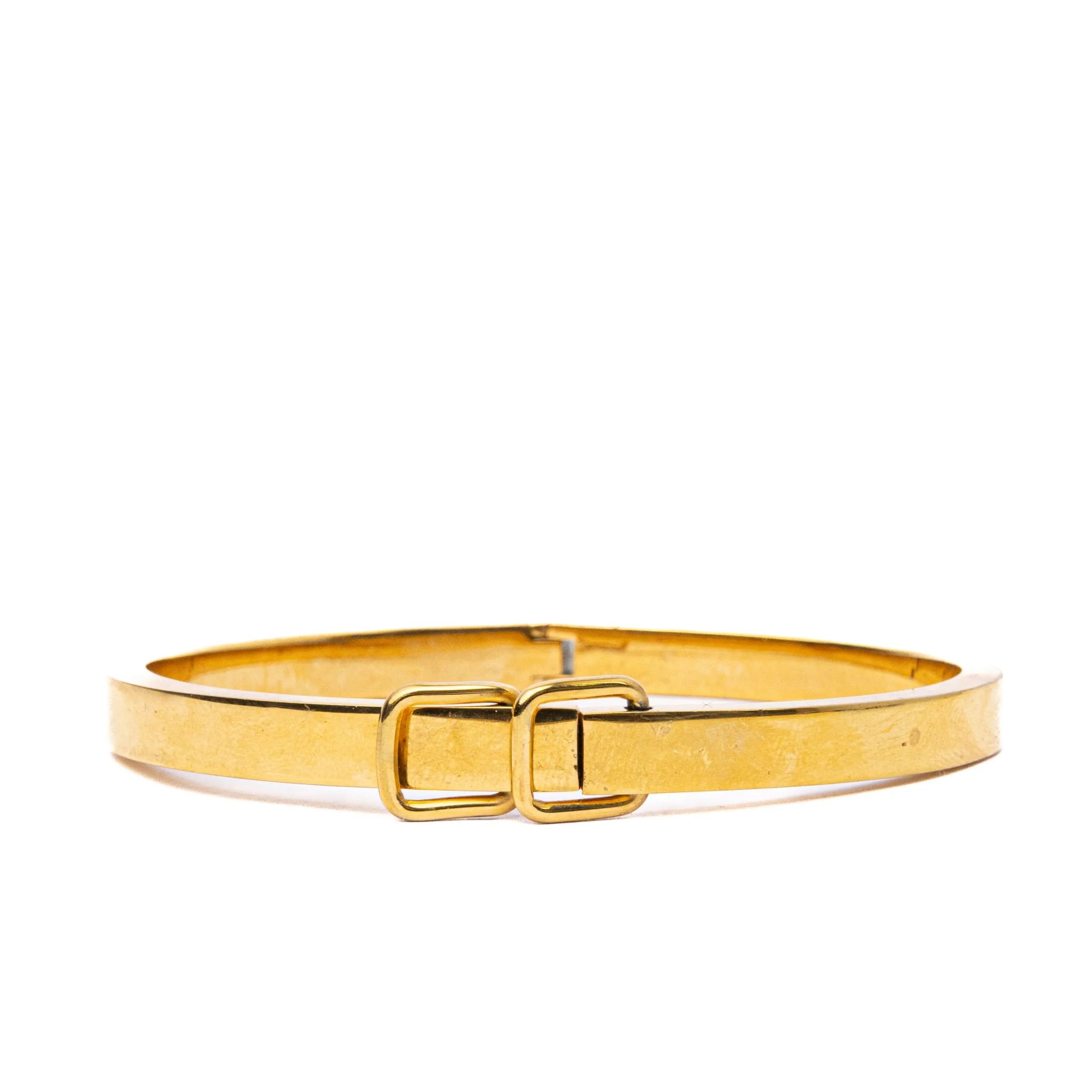 Alizia Solid Buckle Bangle