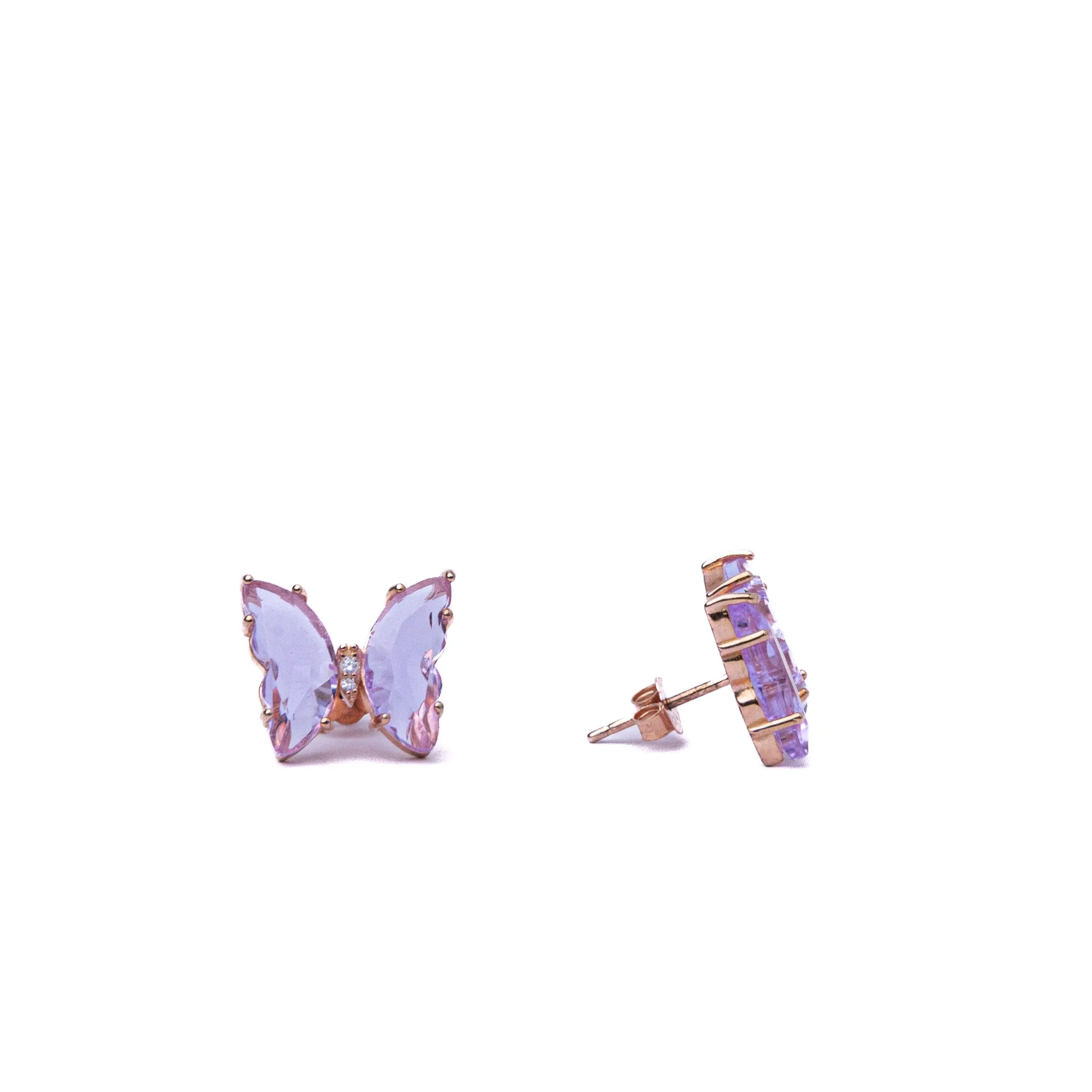 Alizia Crystal Large Butterfly Stud Earrings