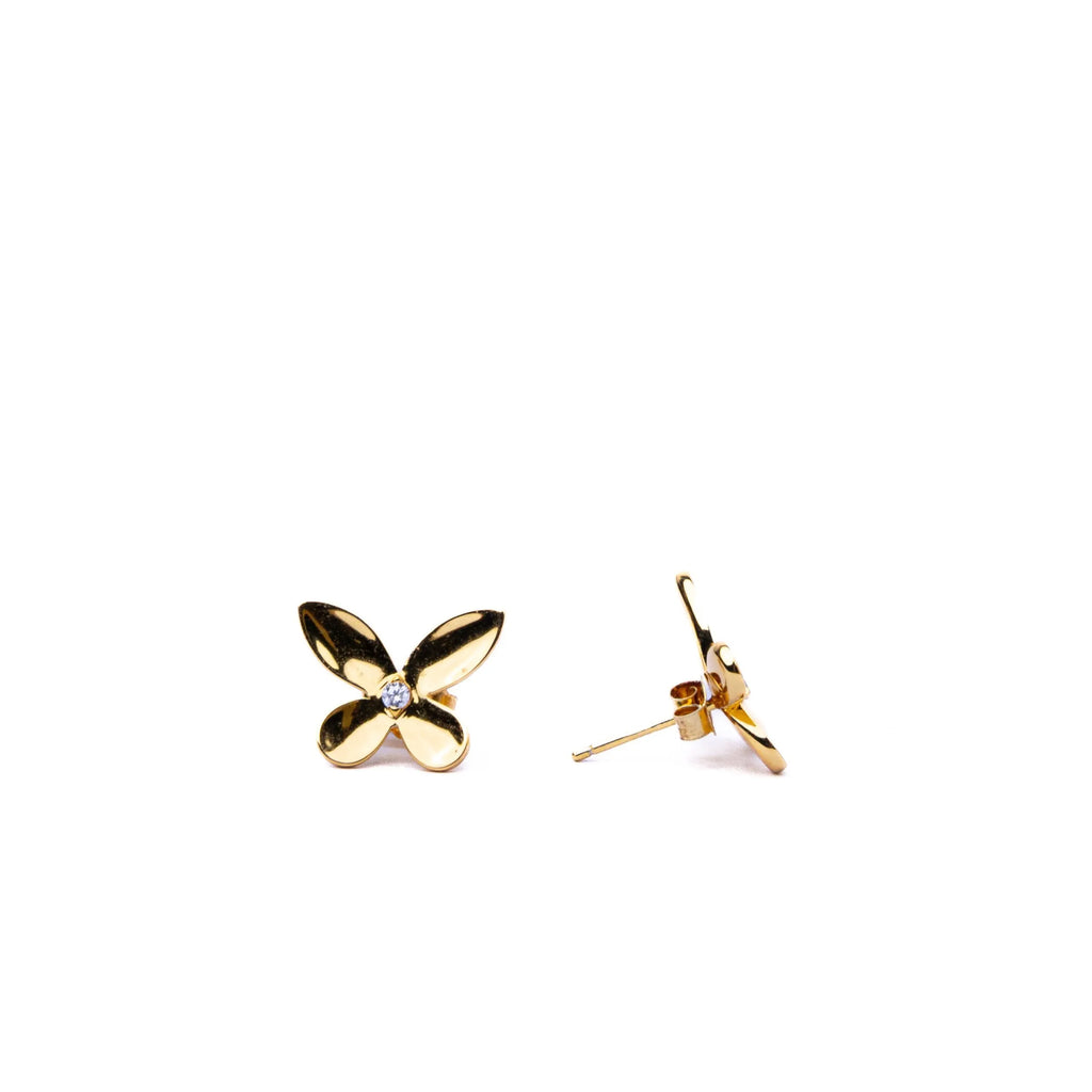 Alizia Matte Butterfly Single Stud Earrings