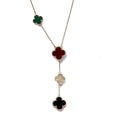 Alizia 4 Colour Hanging Clove Necklace