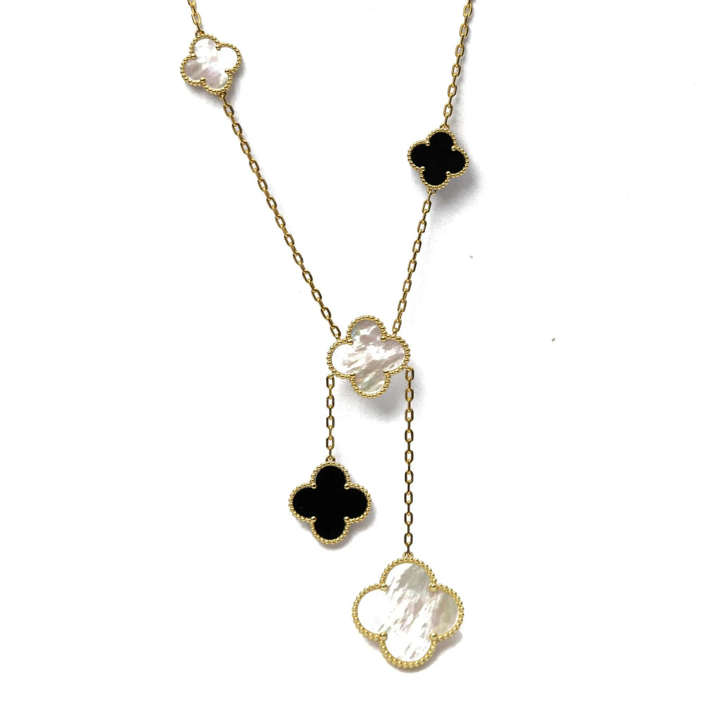 Alizia 2 Size Hanging Cloves Short Necklace