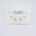 Alizia 3 Pack Garden Earrings