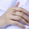 Alizia Rectangle Stone Ring Size 7