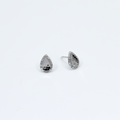 Alizia Honeycomb Oval Stud Earrings