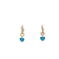 Alizia Heart Hooped Earrings
