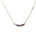 Alizia Encrusted Smile Short Necklace