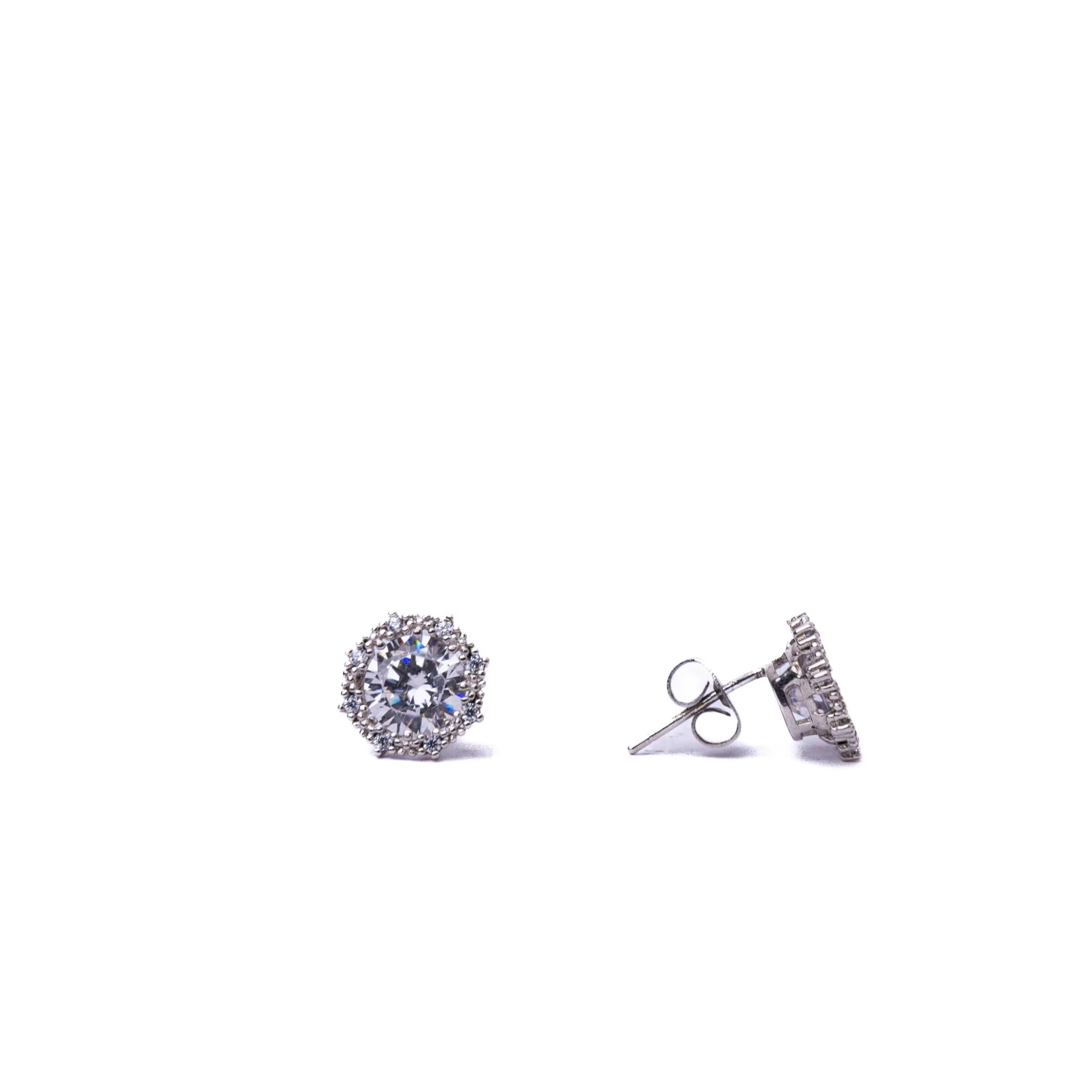 Alizia Circle Embellished Stud Earrings