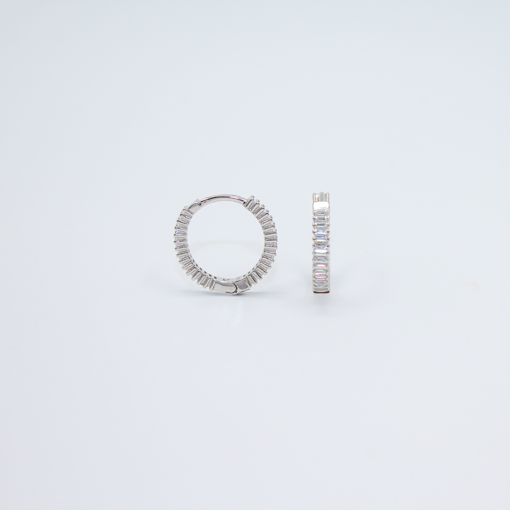 Alizia Cubic Zirconia Hoop Earring