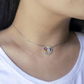 Alizia Colourful Doughnut Short Necklace