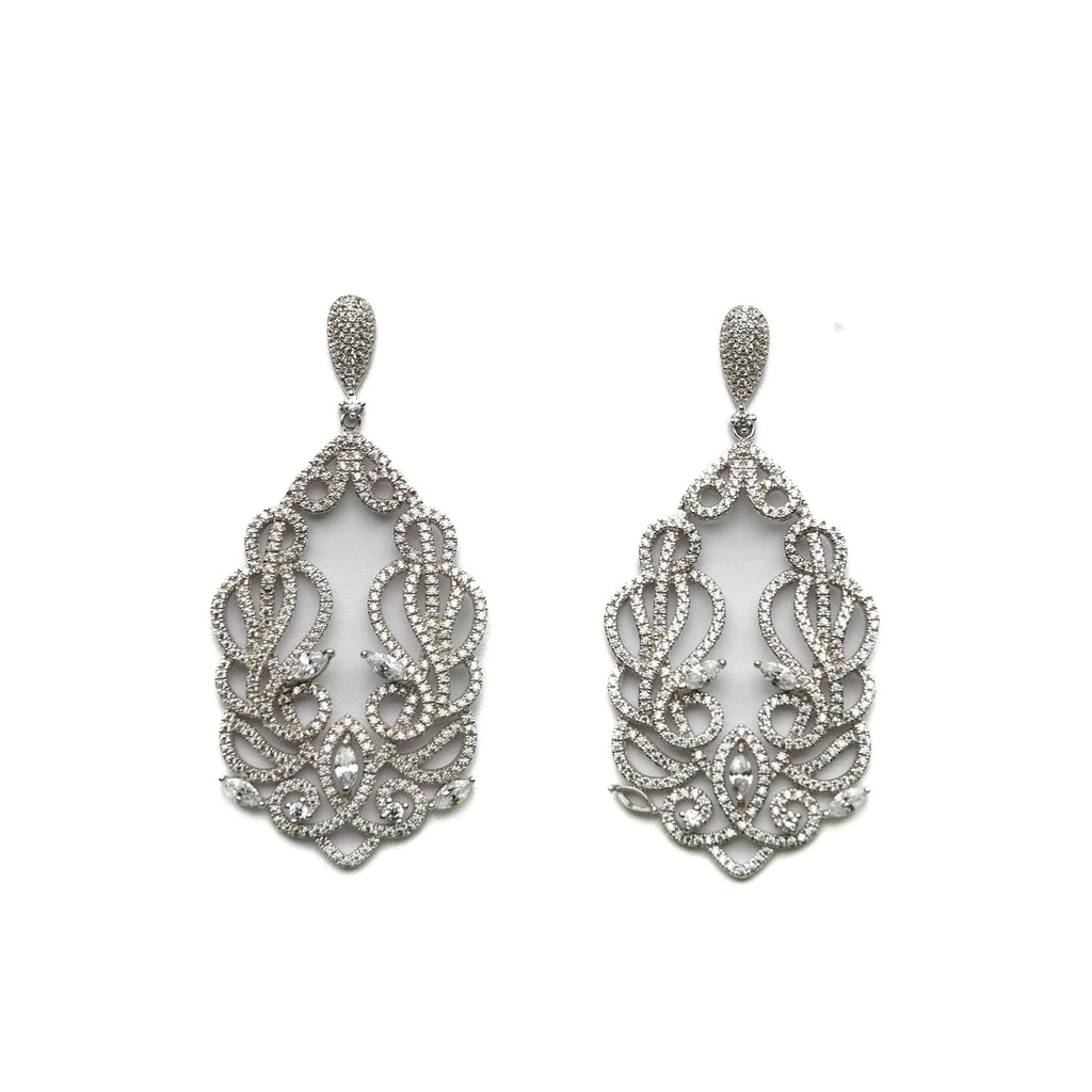 Alizia Bridal Chandelier Drop Earrings