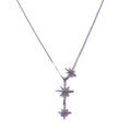 Alizia 8 Point 3 Star Short Necklace