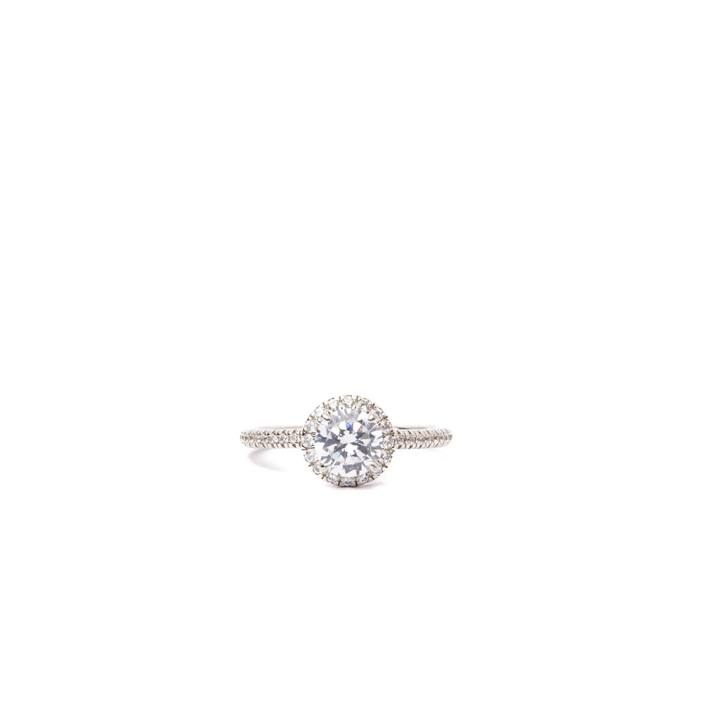 Alizia Halo Round Cut Ring Size 5