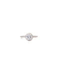 Alizia Halo Round Cut Ring Size 5